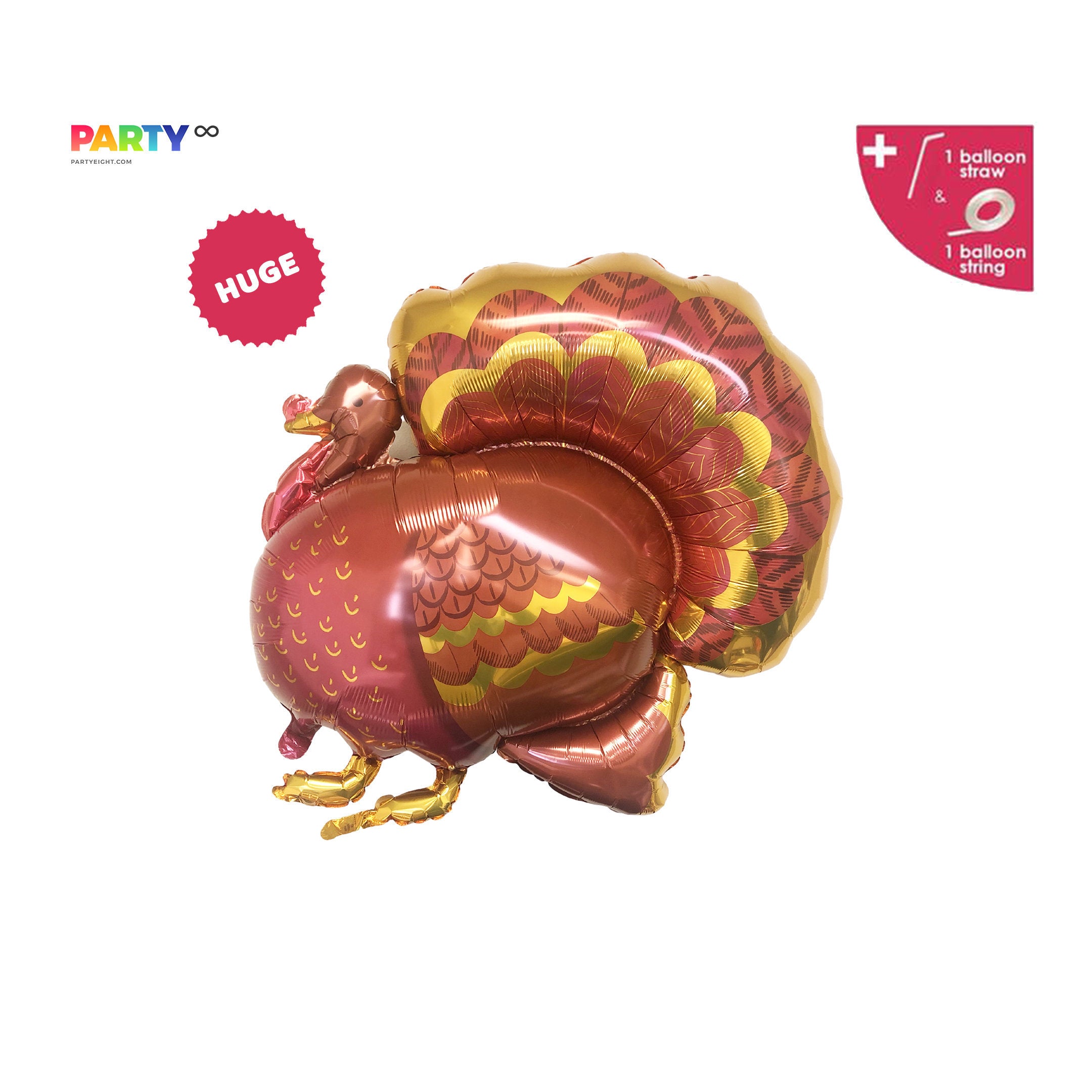 Thanksgiving Turkey 32 inch Foil Balloon