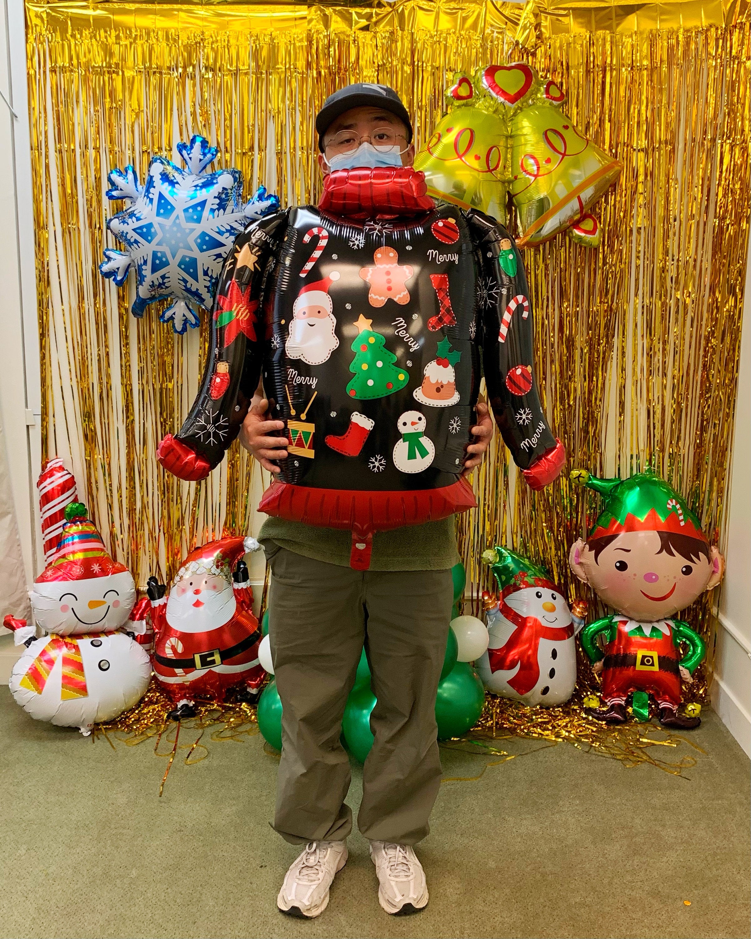 Ugly Christmas Sweater 31 inch Foil Balloon