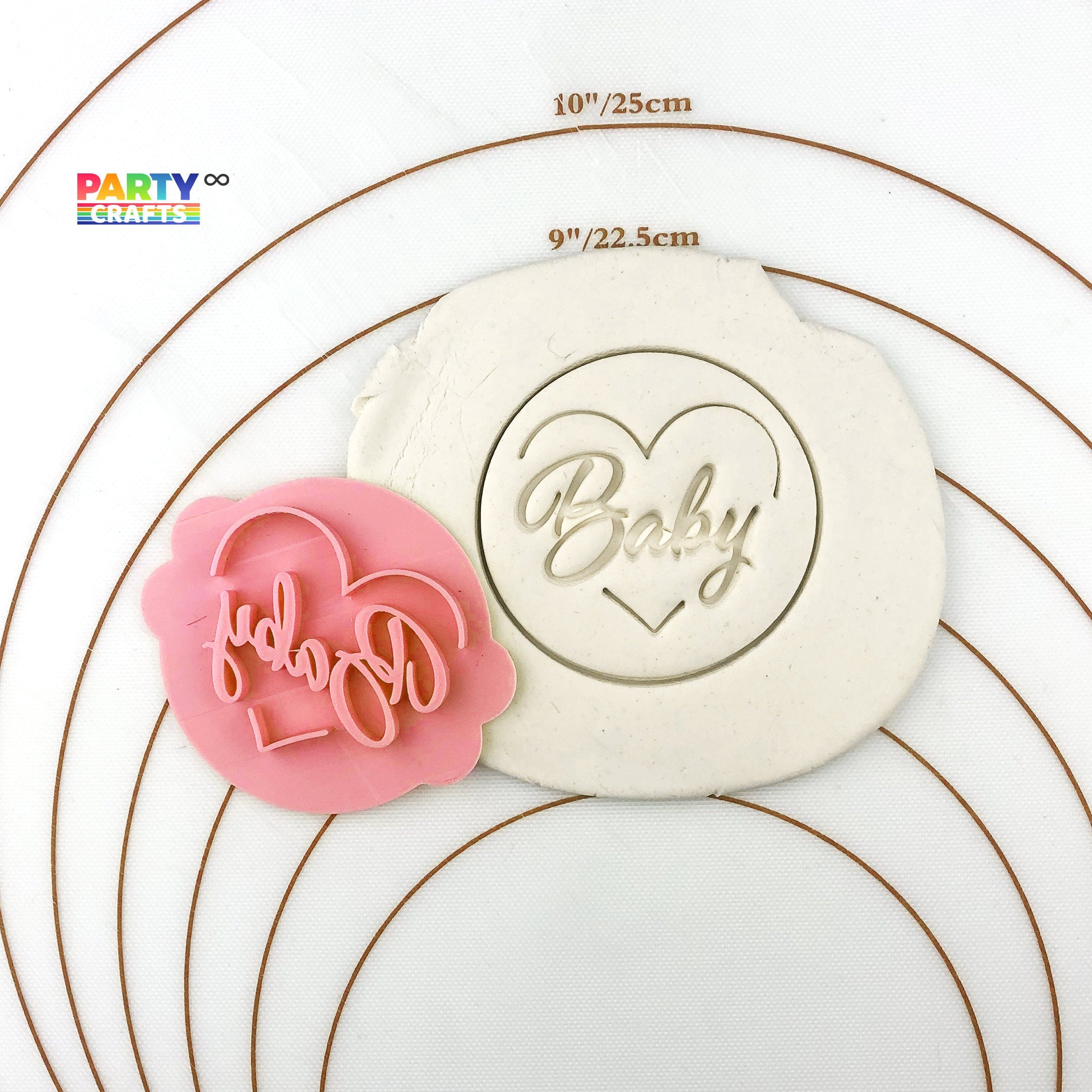 Baby Birthday Party Cookie Stamp