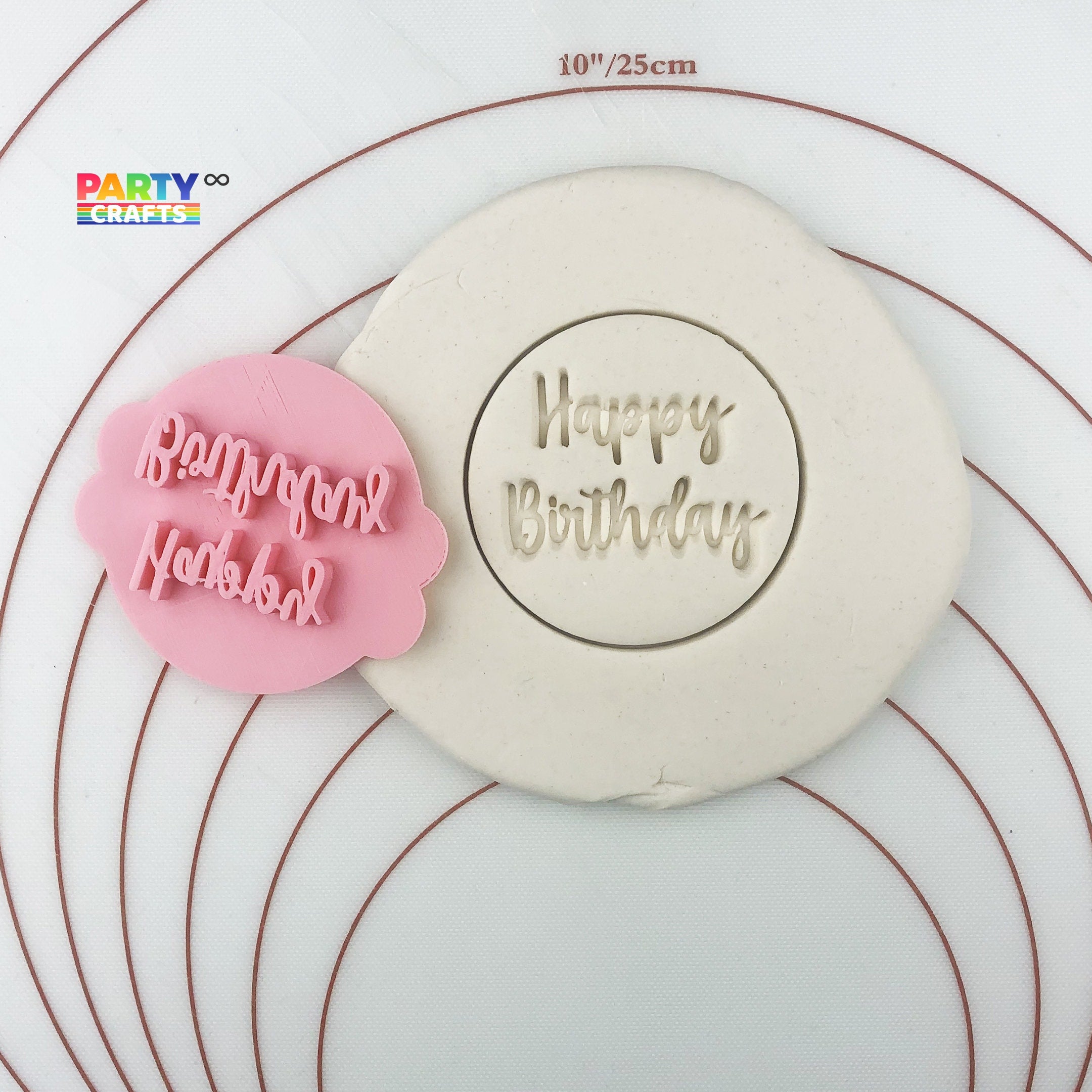 Happy Birthday cookie stamp