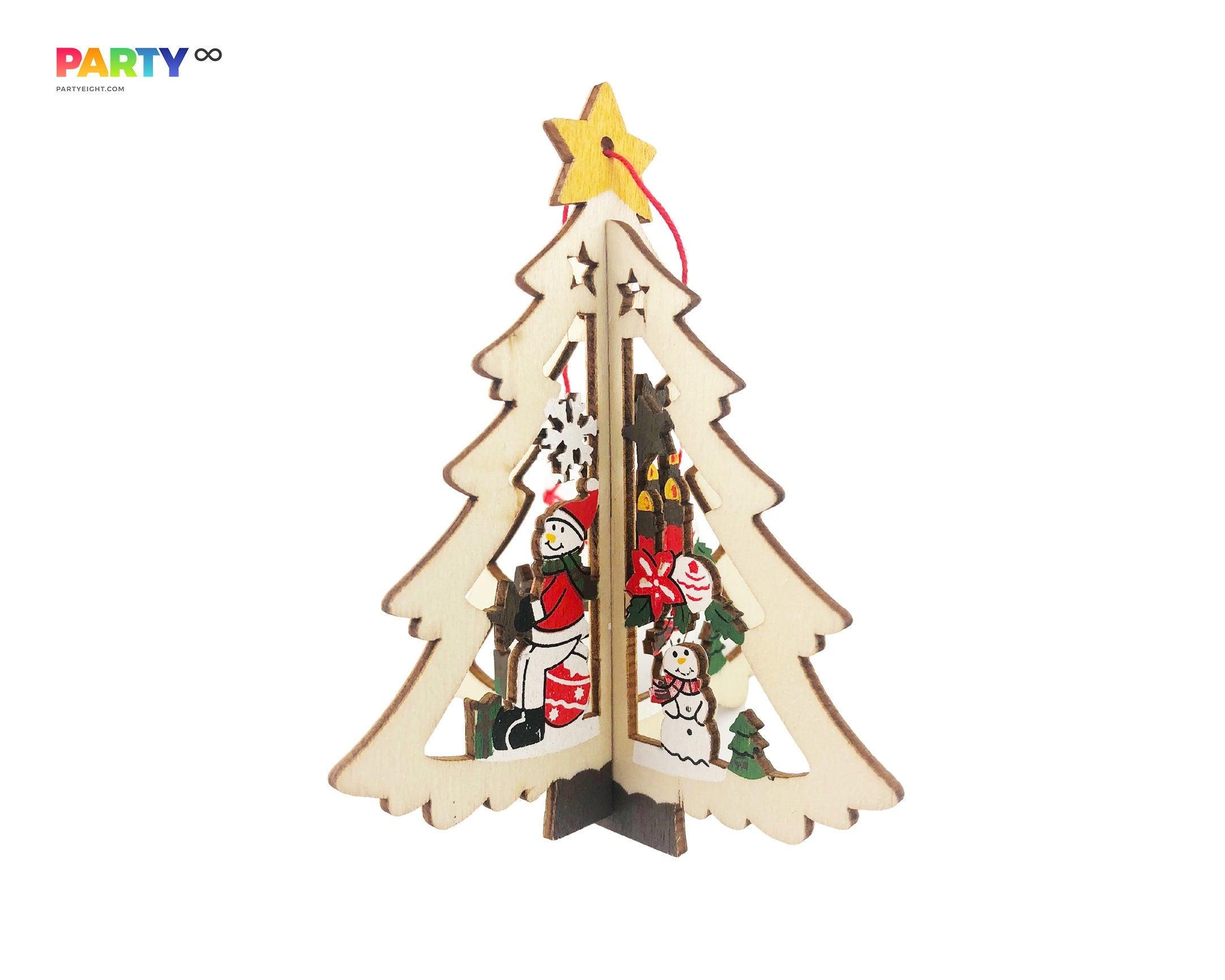 Wood Ornament Vintage Ornament