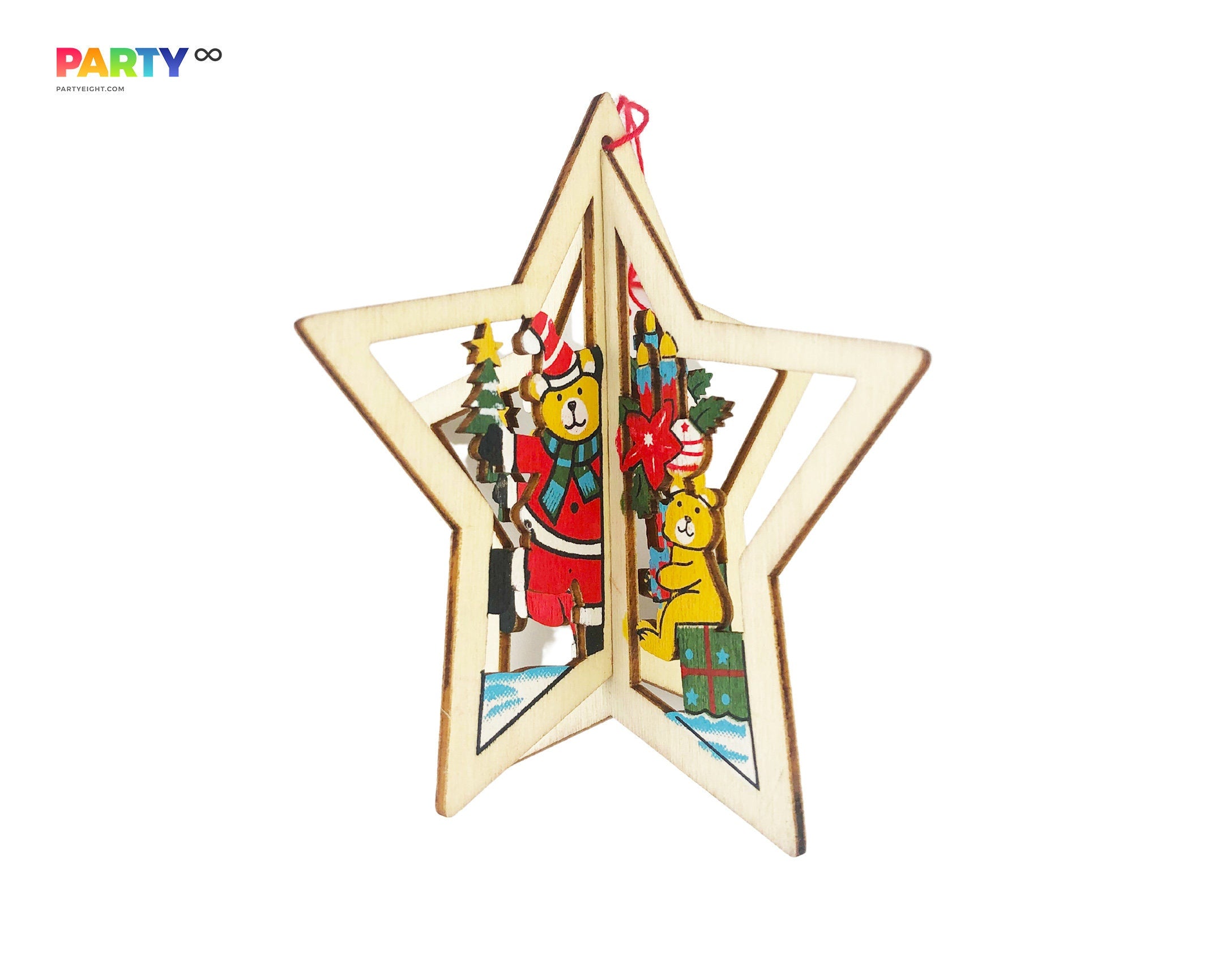 Wood Ornament Vintage Ornament