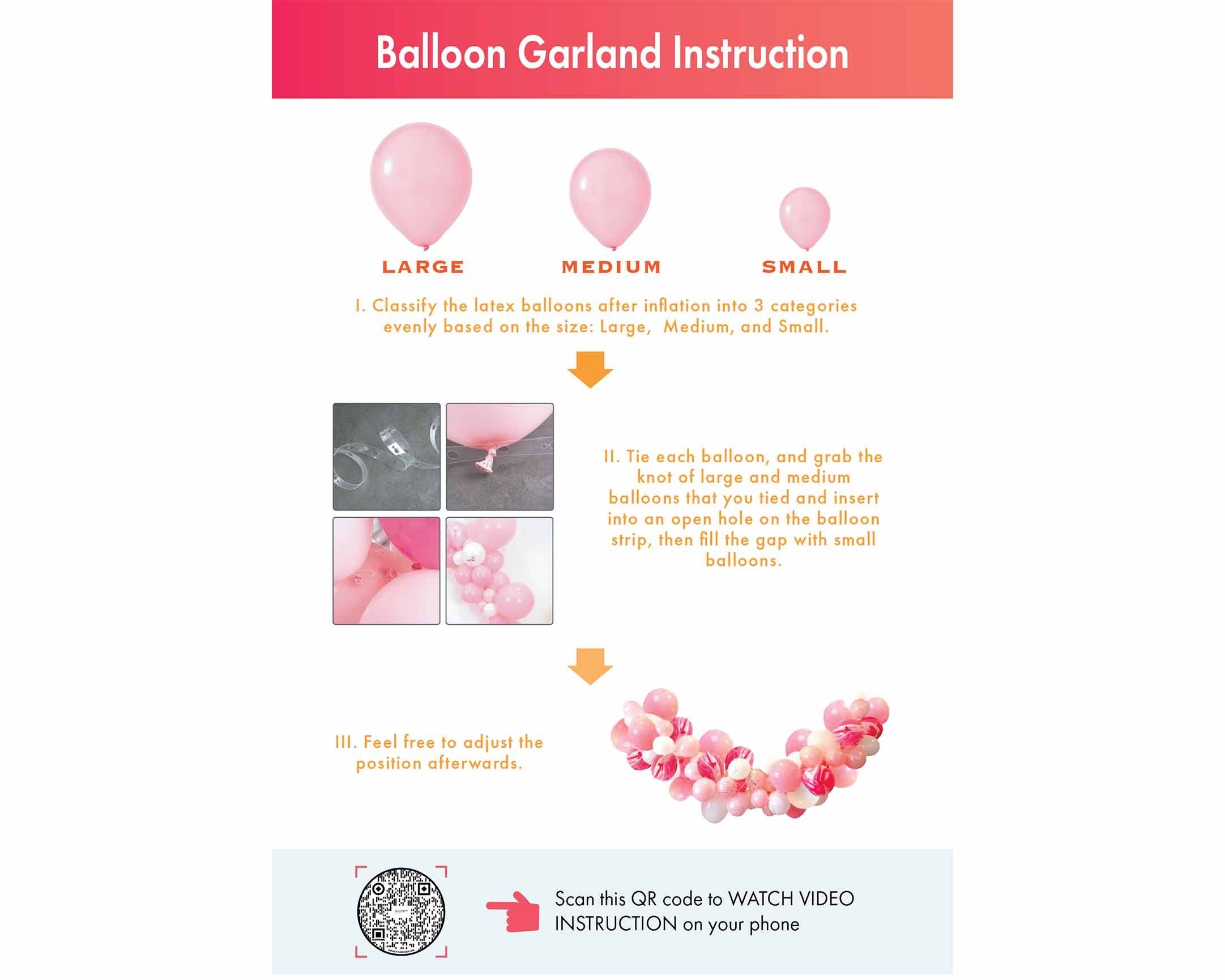 Easter boho style balloon garland DIY kit