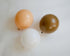 Double layered Stuffed Boho neutral color balloon garland