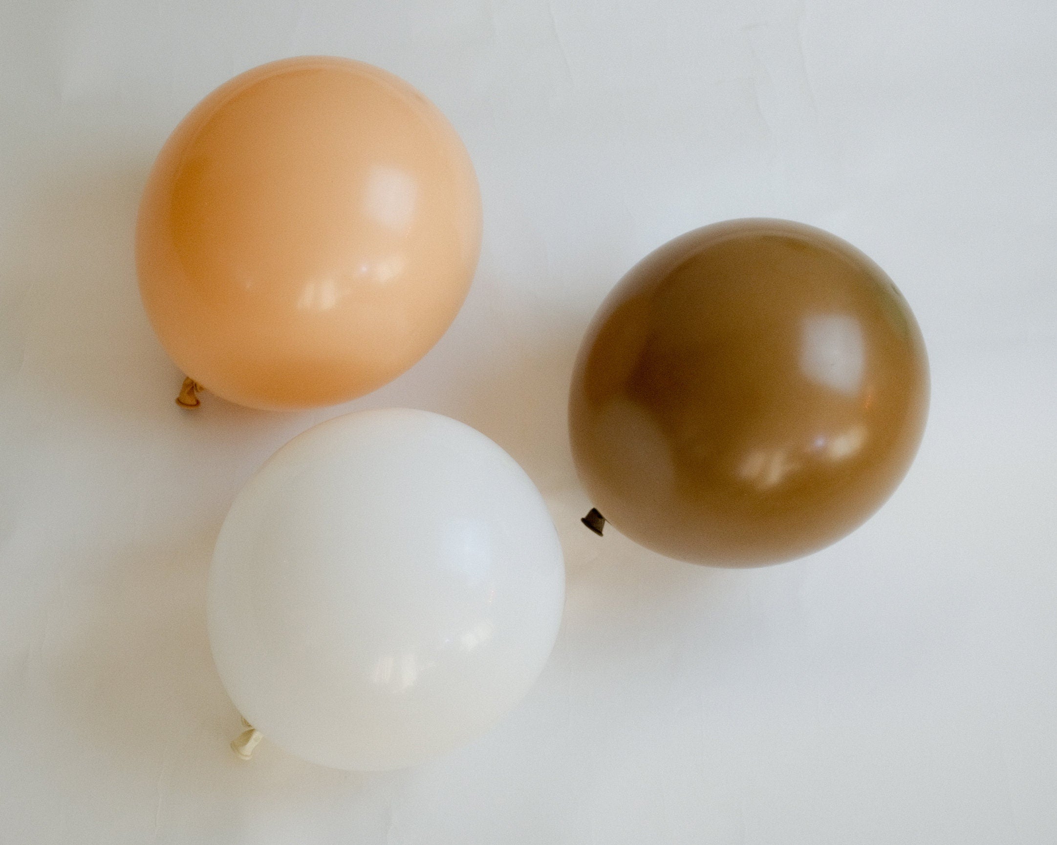 Double layered Stuffed Boho neutral color balloon garland