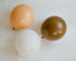 Double layered Stuffed Boho neutral color balloon garland