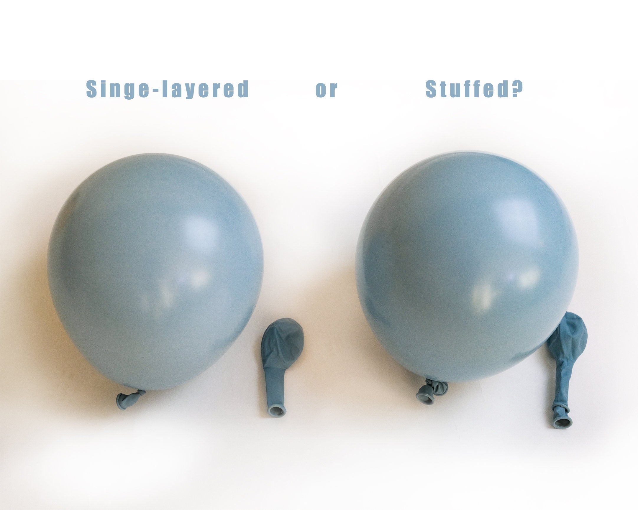 Double layered Stuffed Boho neutral spring color balloon garland