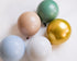 Double layered Stuffed Boho neutral color balloon garland