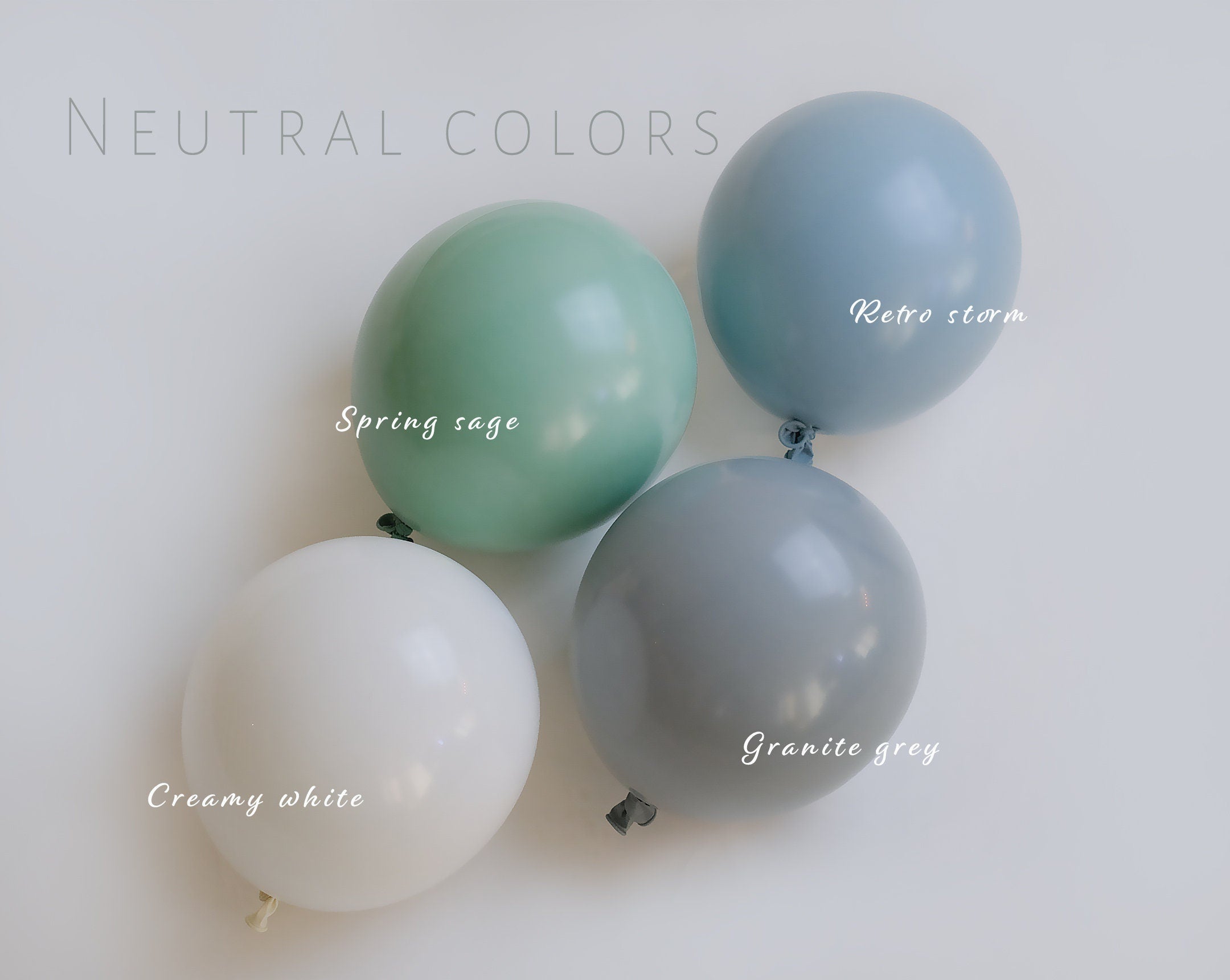 Double layered Stuffed Boho neutral spring color balloon garland