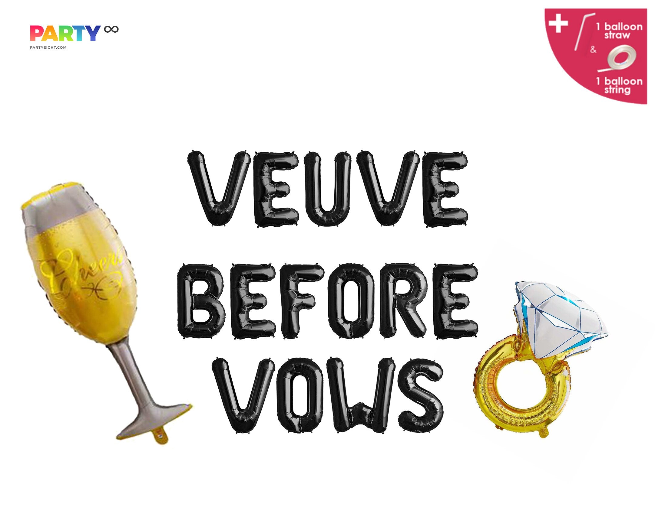 Veuve Before Vows Banner Set