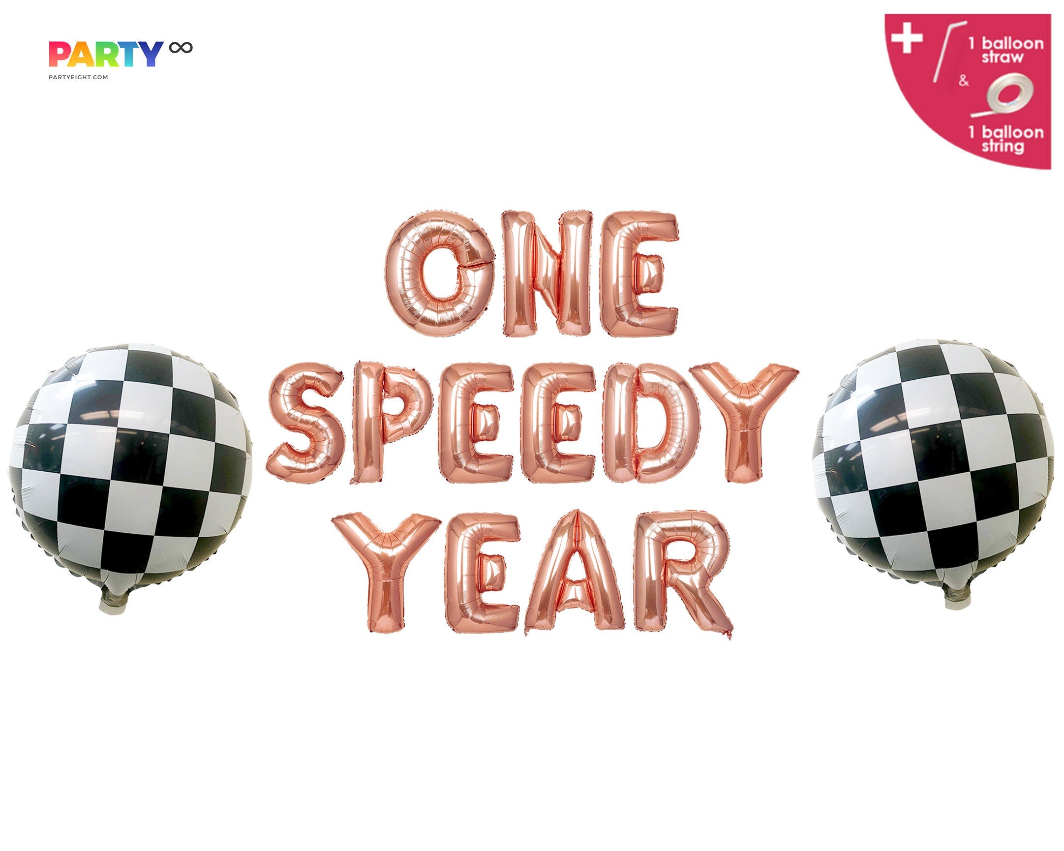 One Speedy Year Banner