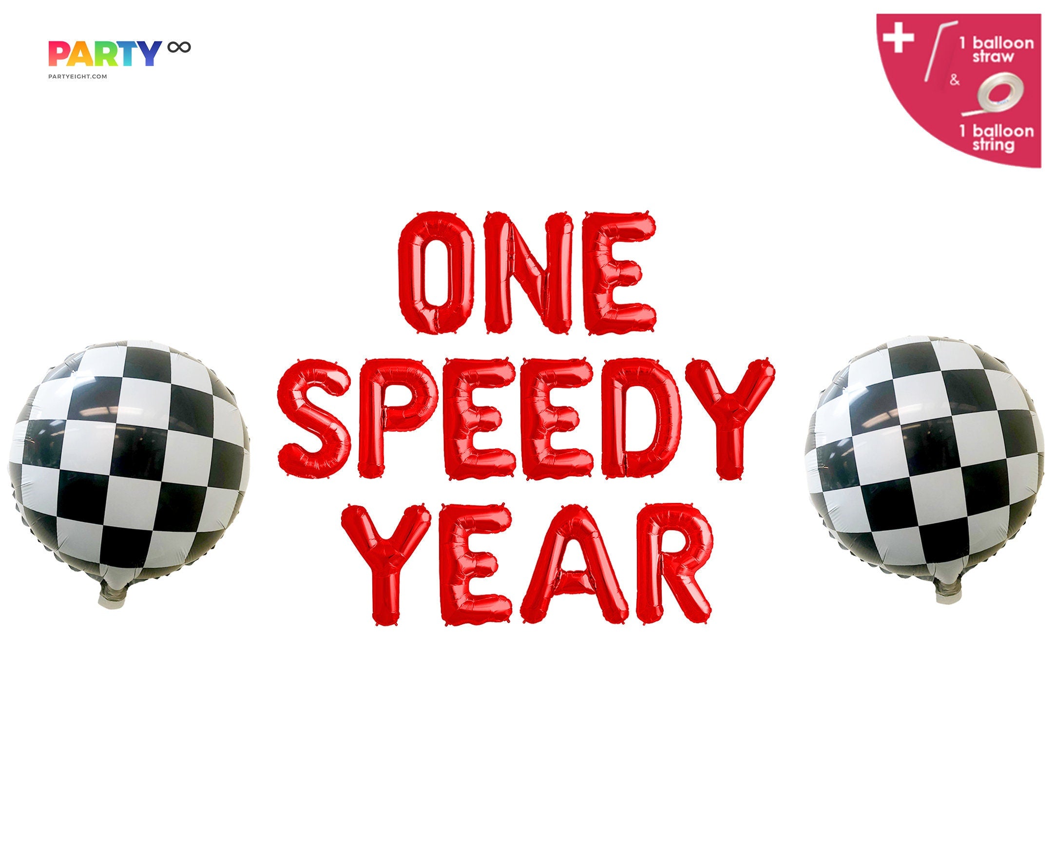 One Speedy Year Banner