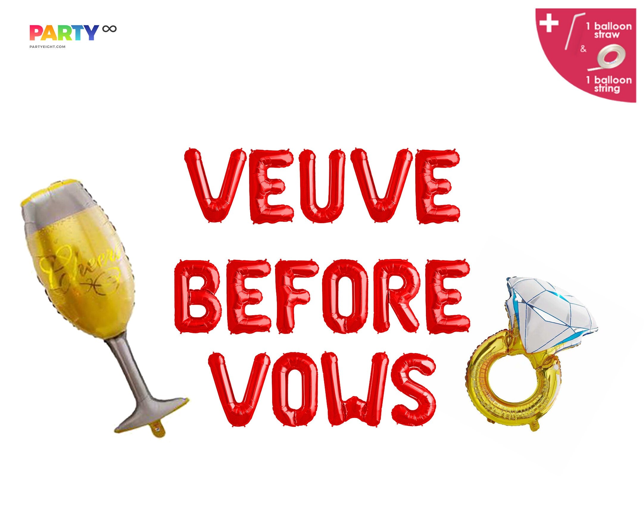 Veuve Before Vows Banner Set