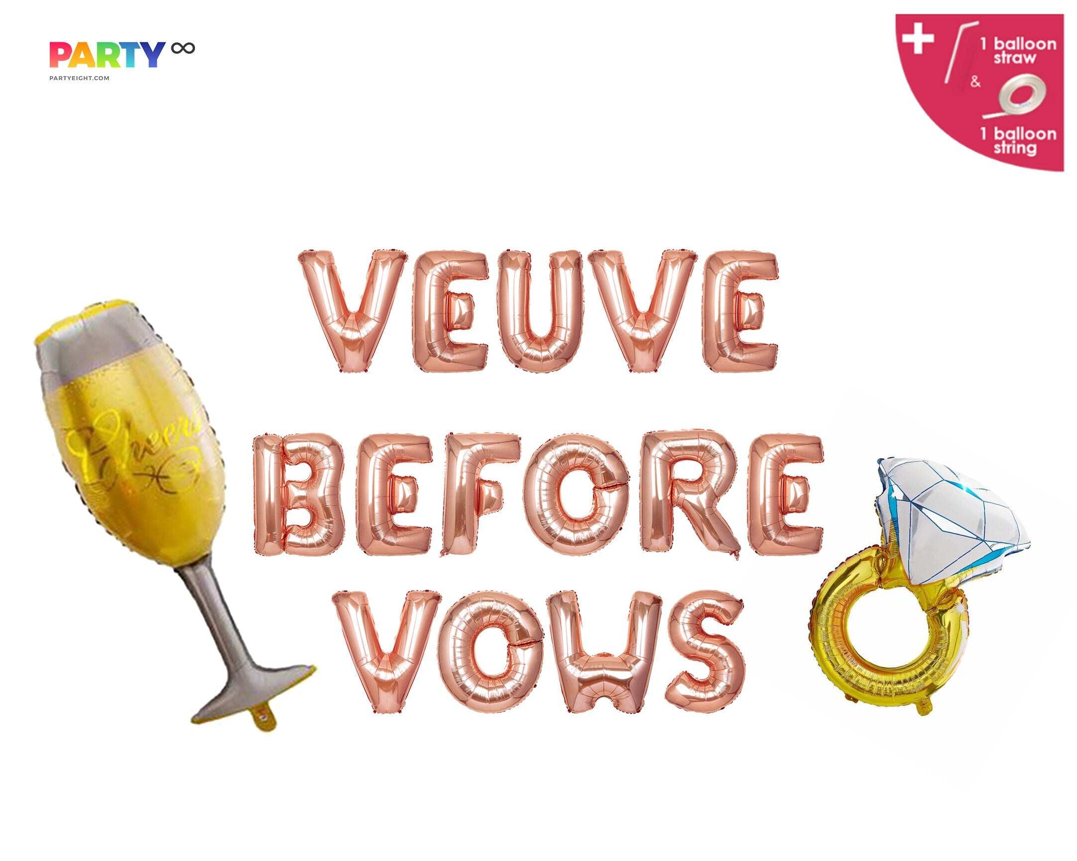 Veuve Before Vows Banner Set