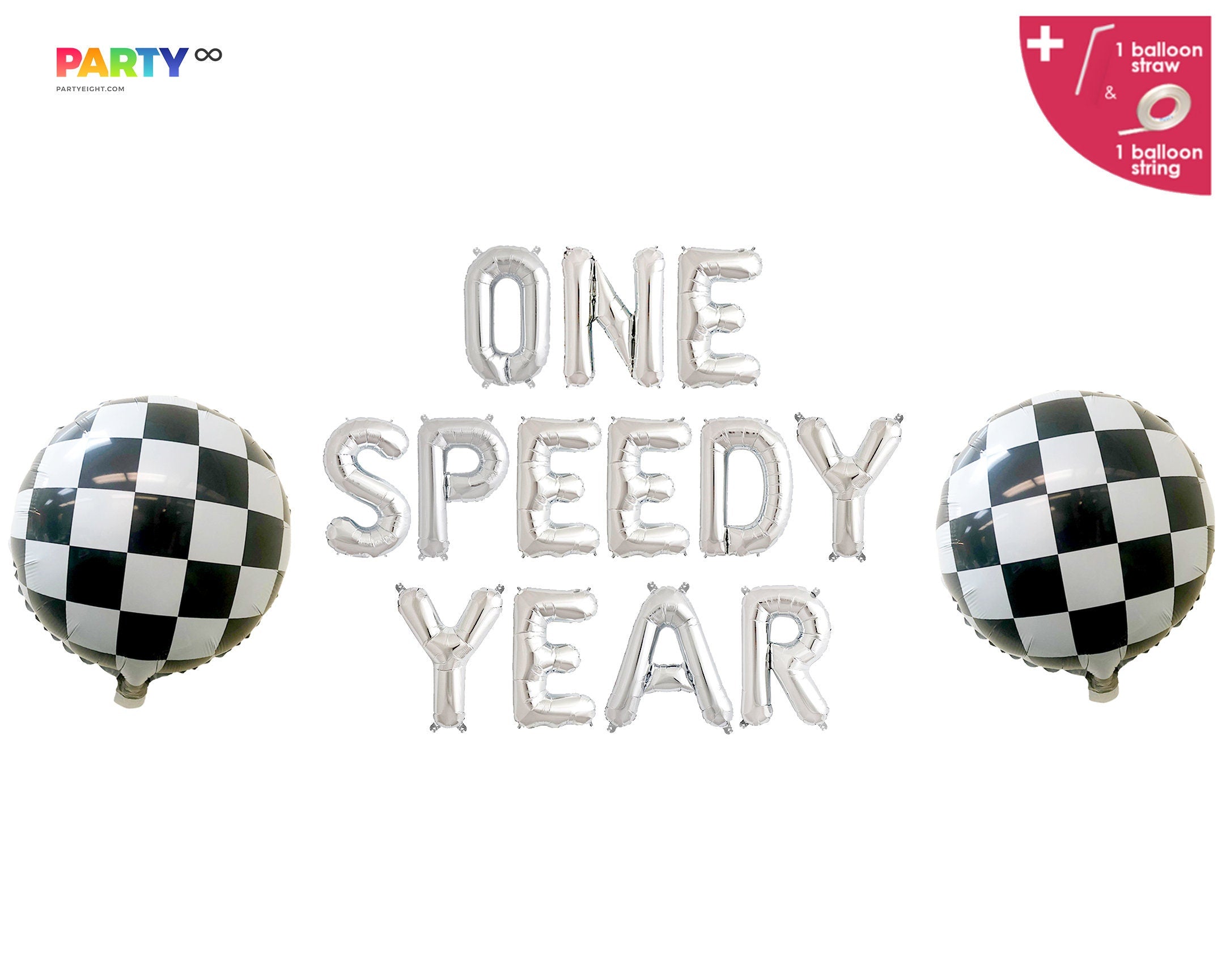 One Speedy Year Banner