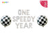 One Speedy Year Banner