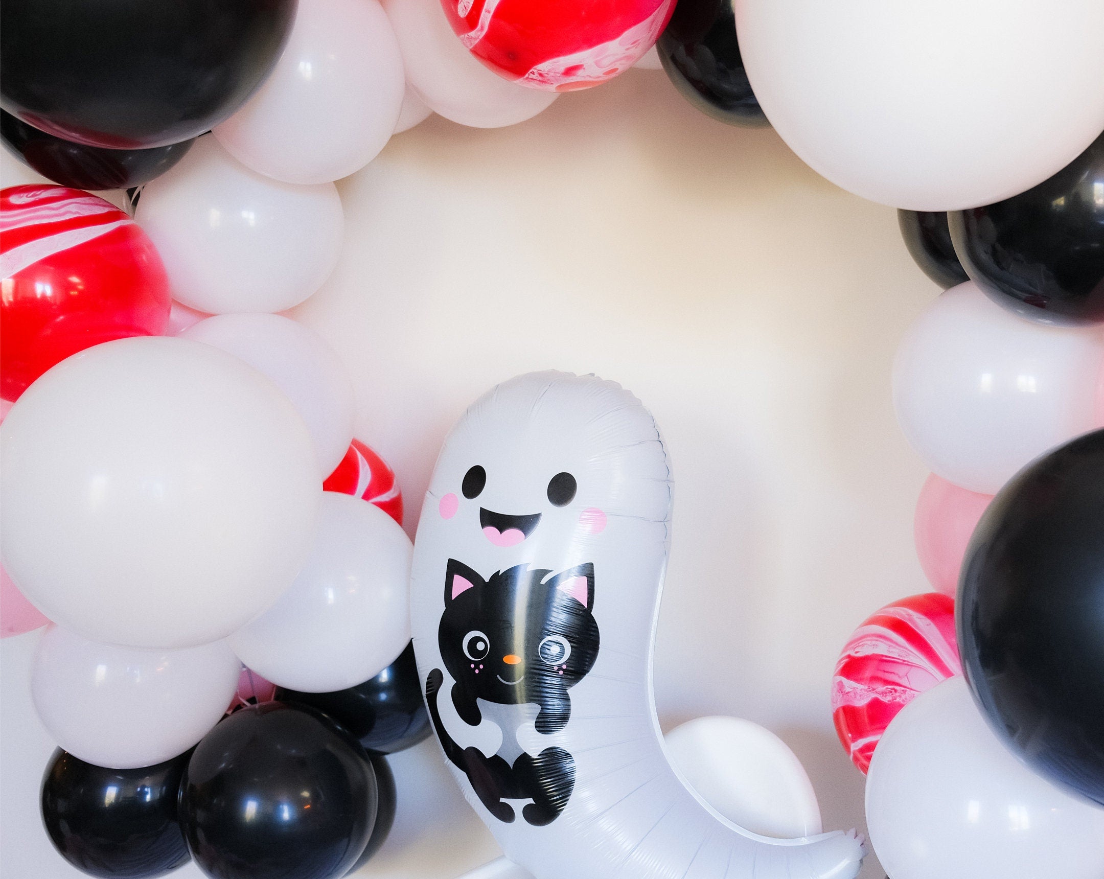 Halloween 1st birthday Party Balloon Arch Decor