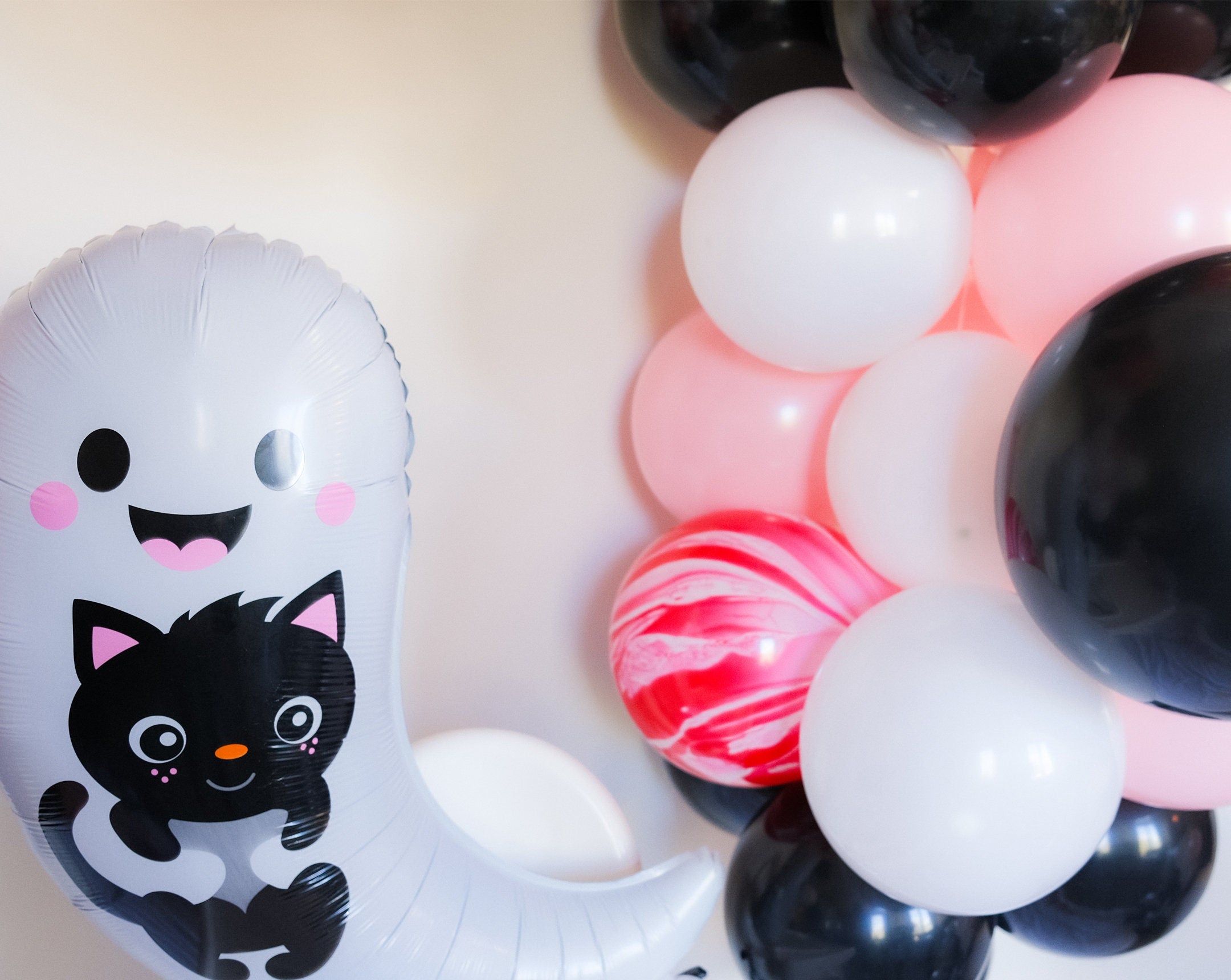 Halloween 1st birthday Party Balloon Arch Decor