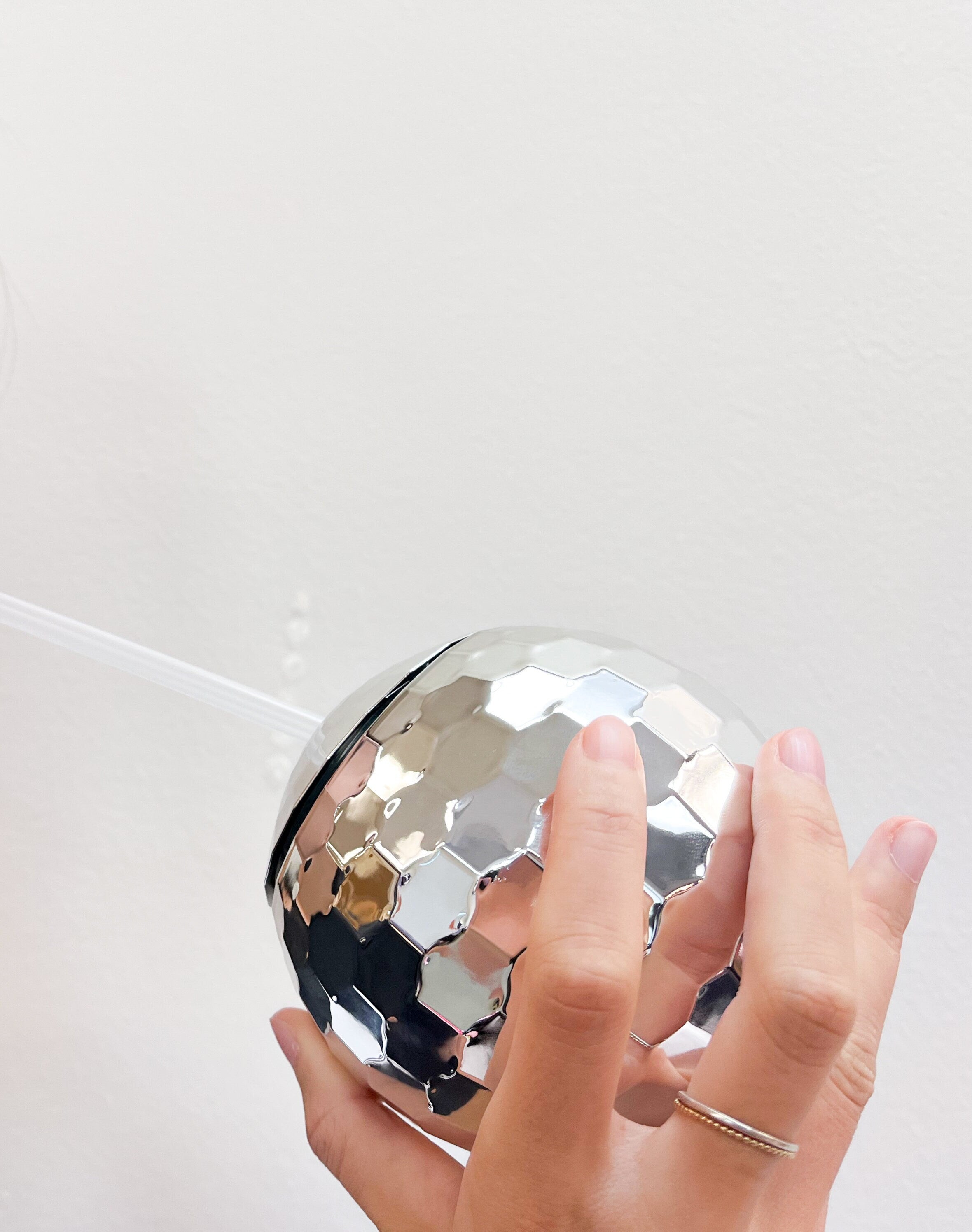 Disco Ball Tumbler w/Straw Bachelorette Party Drinks Decoration