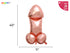 Jumbo Penis Mylar Foil Balloon 40''