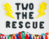 Two Rescue Super Hero Themed Balloon Arch Kit