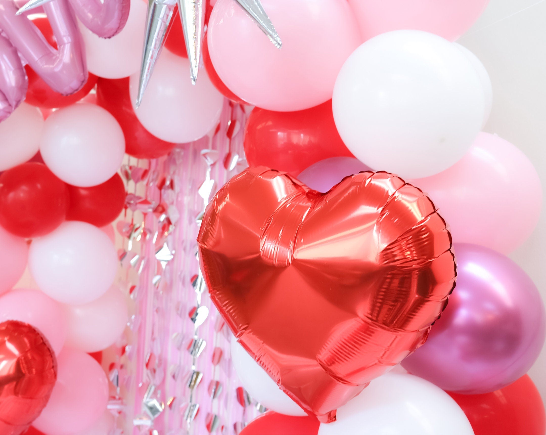 Galentines Day Balloon Garland Kit Valentines Gender Reveal Decors