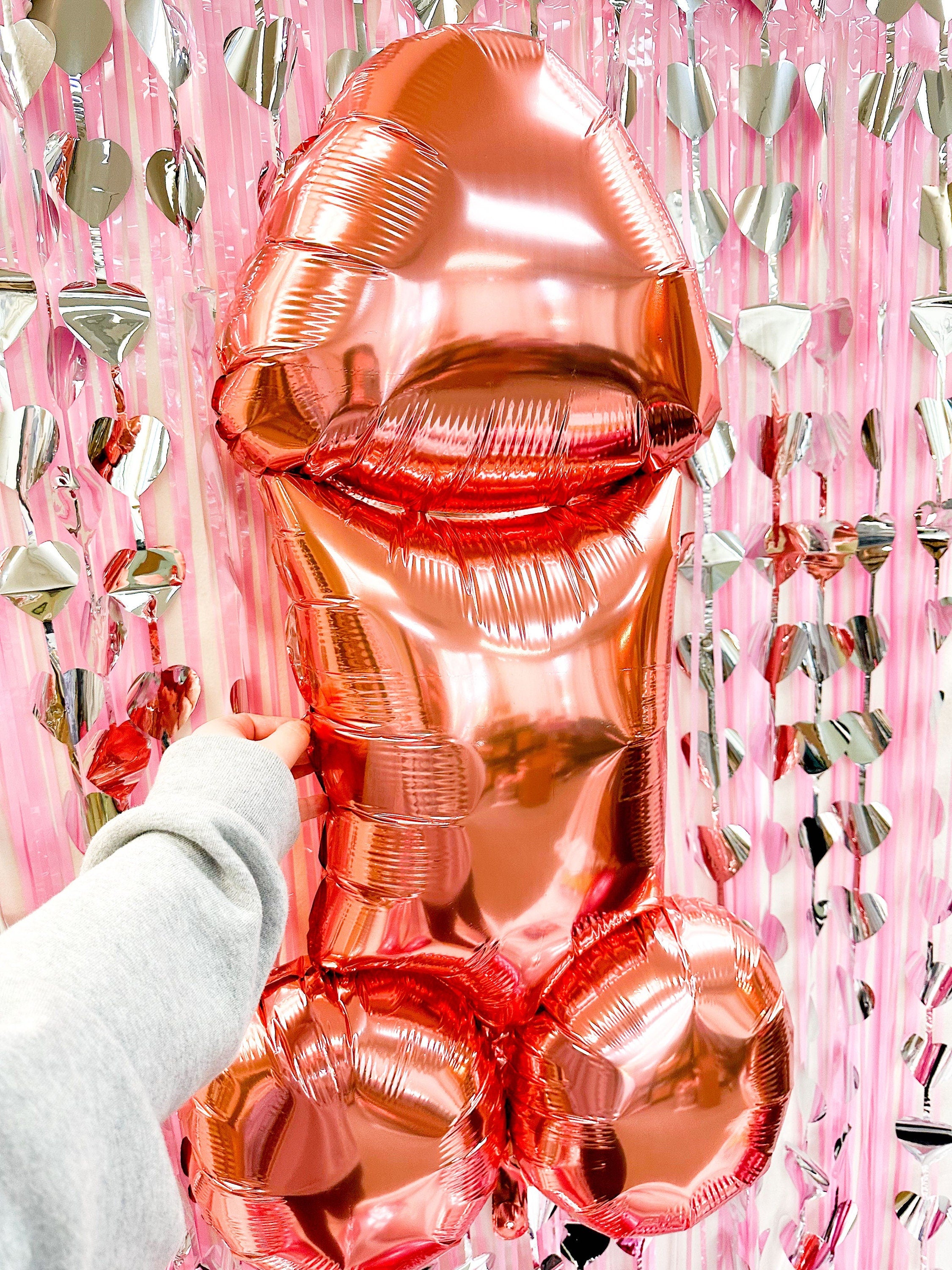 Jumbo Penis Mylar Foil Balloon 40''