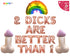 2 Dicks are Better Than 1 Balloon Banner | Gay Engagement Bachelor Party Decorations | Gay Pride Month Bachelor Party Decoration Banner