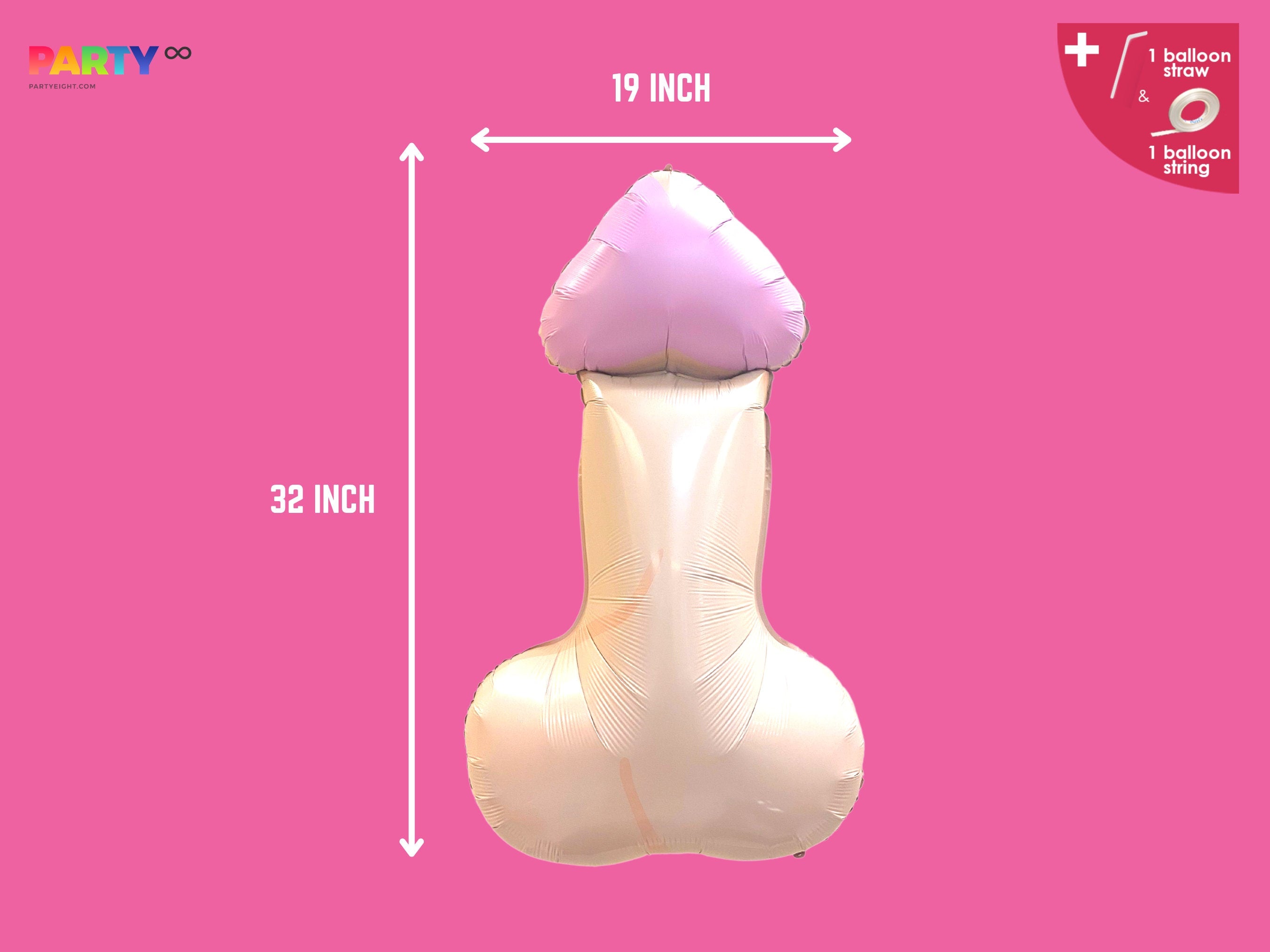 2 Dicks are Better Than 1 Balloon Banner | Gay Engagement Bachelor Party Decorations | Gay Pride Month Bachelor Party Decoration Banner