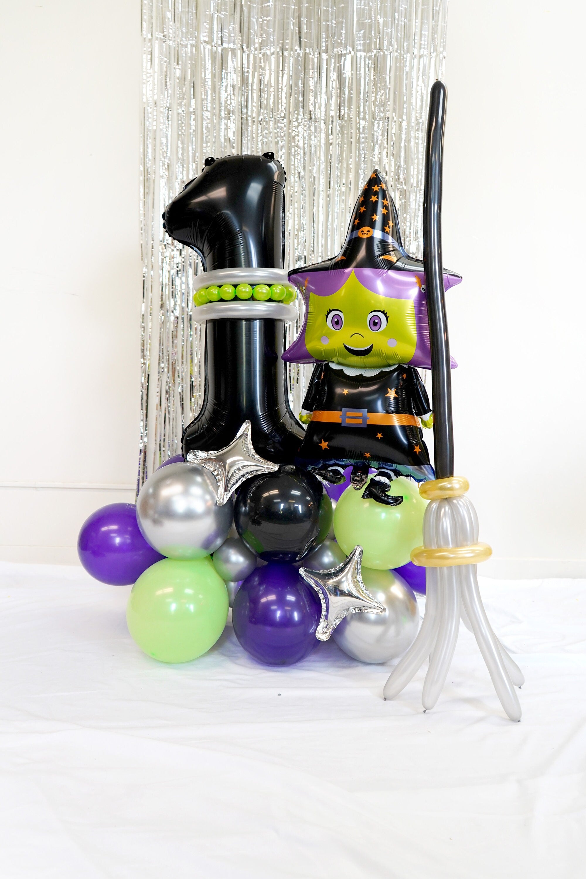 Little Witch's Broomstick Adventure 1st birthday | A Halloween Birthday Adventure | Sweet Magic first birthday DIY Balloon Kit