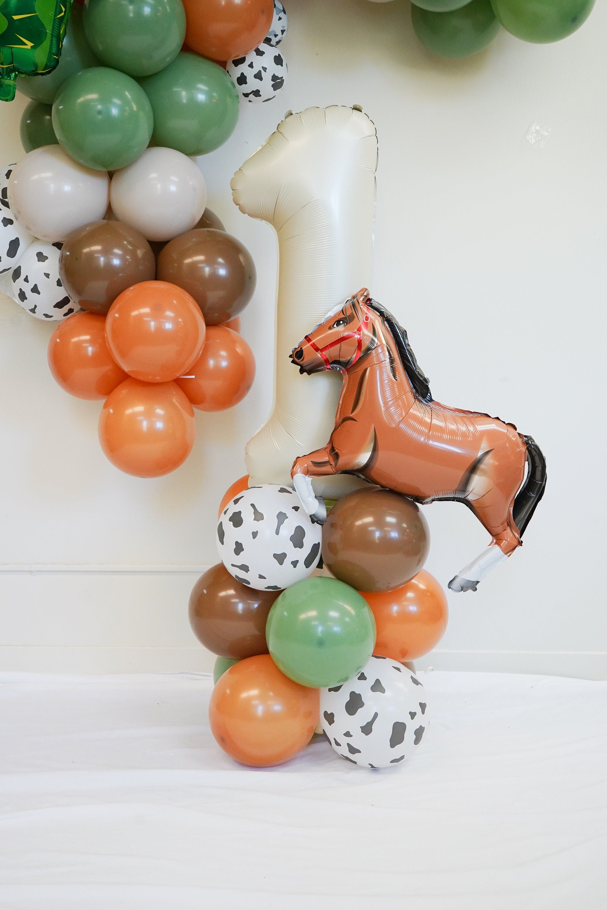 My First Rodeo Balloon Column  | Wild West birthday party | Western Cowboy theme balloon | 1st Rodeo Birthday Western themed party decors