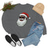 Black Santa Claus Sweatshirt | Christmas in July Santa sweatshirt | Retro Black Santa Sweater | Vintage Black Santa Christmas Shirt