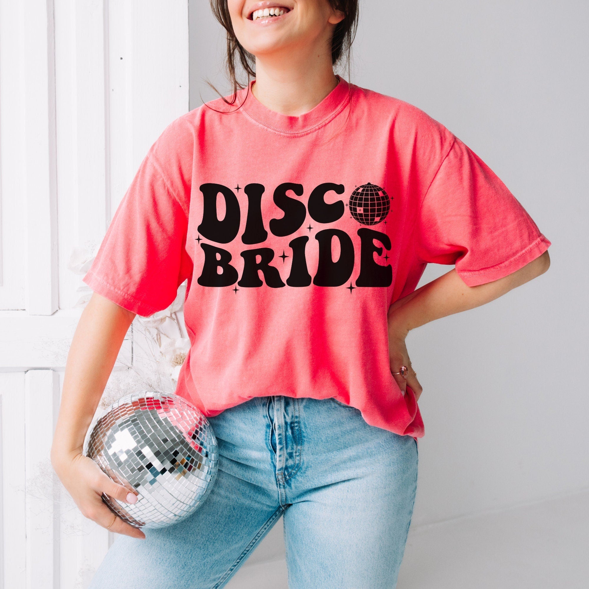Disco Bachelorette Shirts, Brides Disco Bride Bachelorette Shirt, Retro Hippie Disco Bride 70s 80s 90s Bachelorette Groovy Bride Shirt