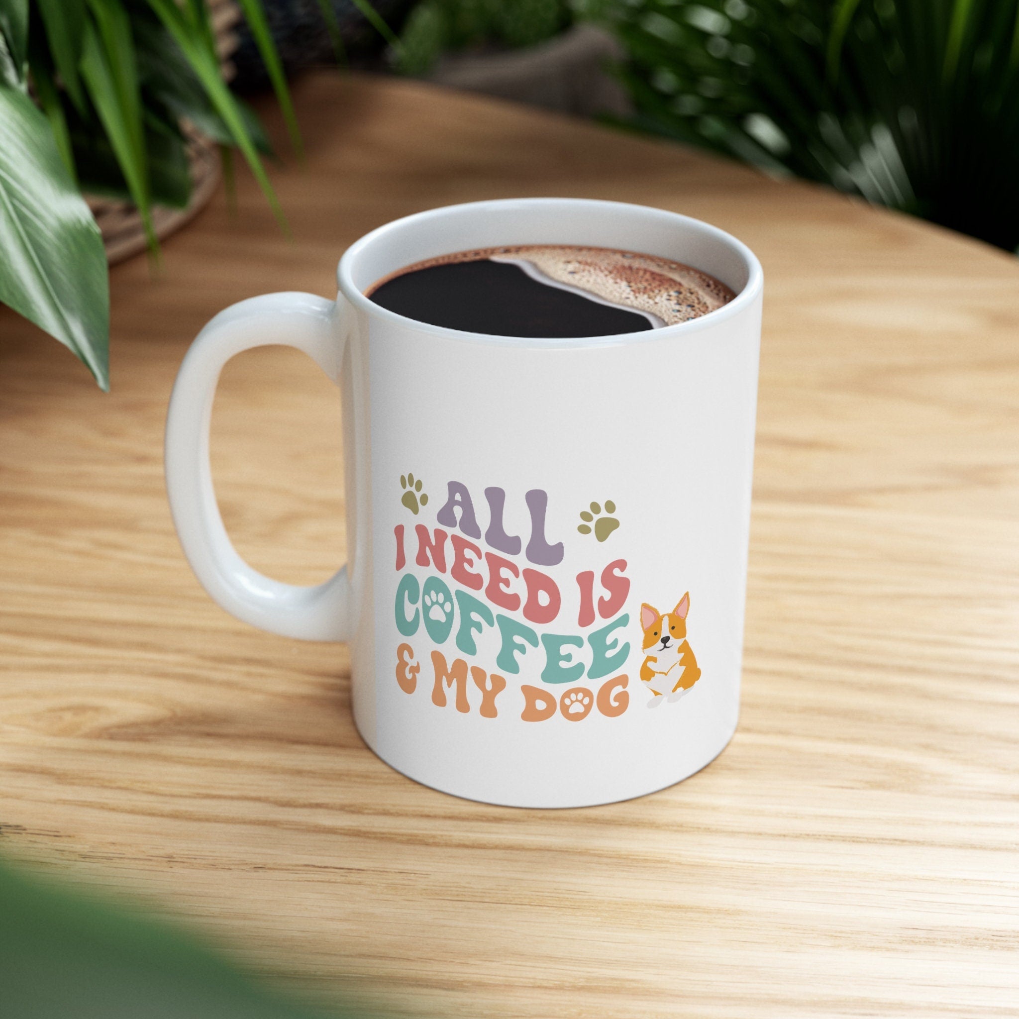 Corgi Ceramic Mug Gift for Her, Him, Corgi dog Lovers Christmas Gift For Best Friend, corgi dad, corgi gift, corgi lover, corgi mom Gift