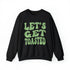 camp bachelorette gift sweatshirt, lets get toasted, camping bachelorette, camp bachelorette, forest themed bachelorette sweatshirt
