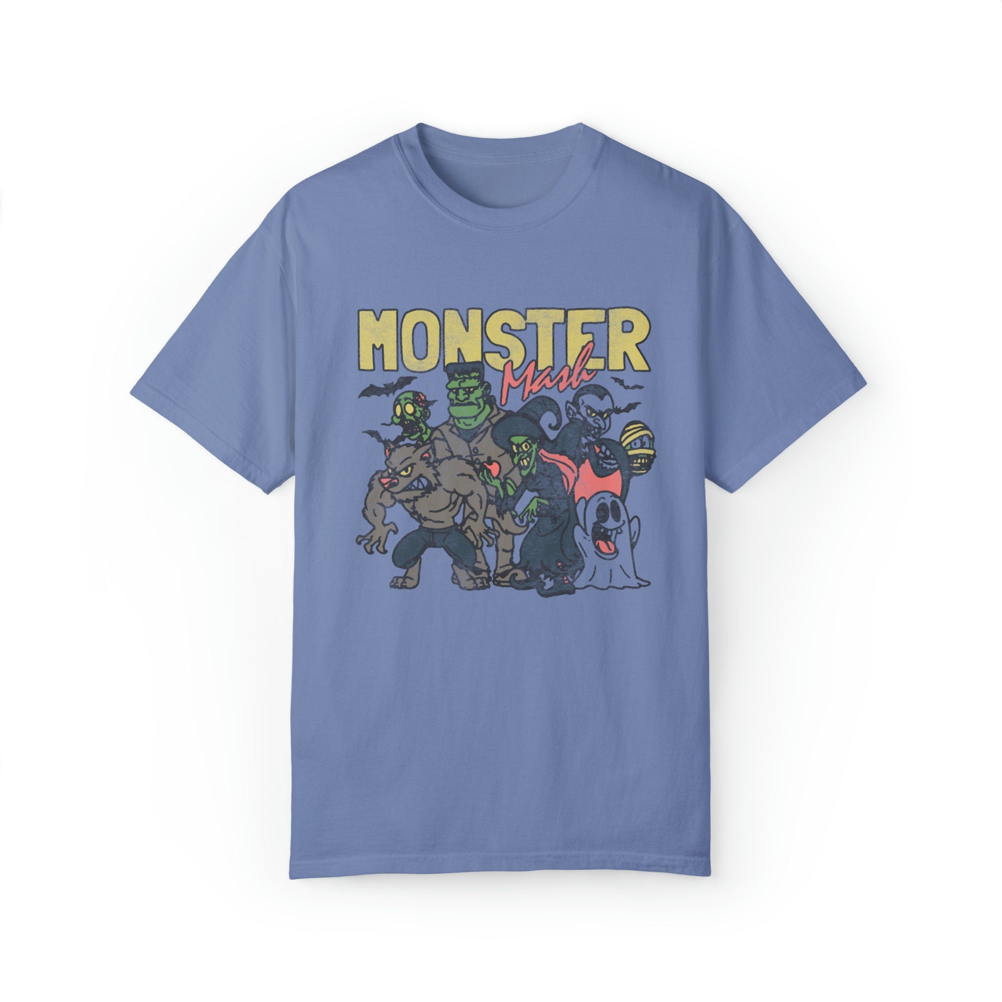 Retro Halloween Monster Mash shirt, Vintage Ghost Halloween t-Shirt, Monster Tee Shirt, Retro Fall Top, Fall Retro Halloween Shirt