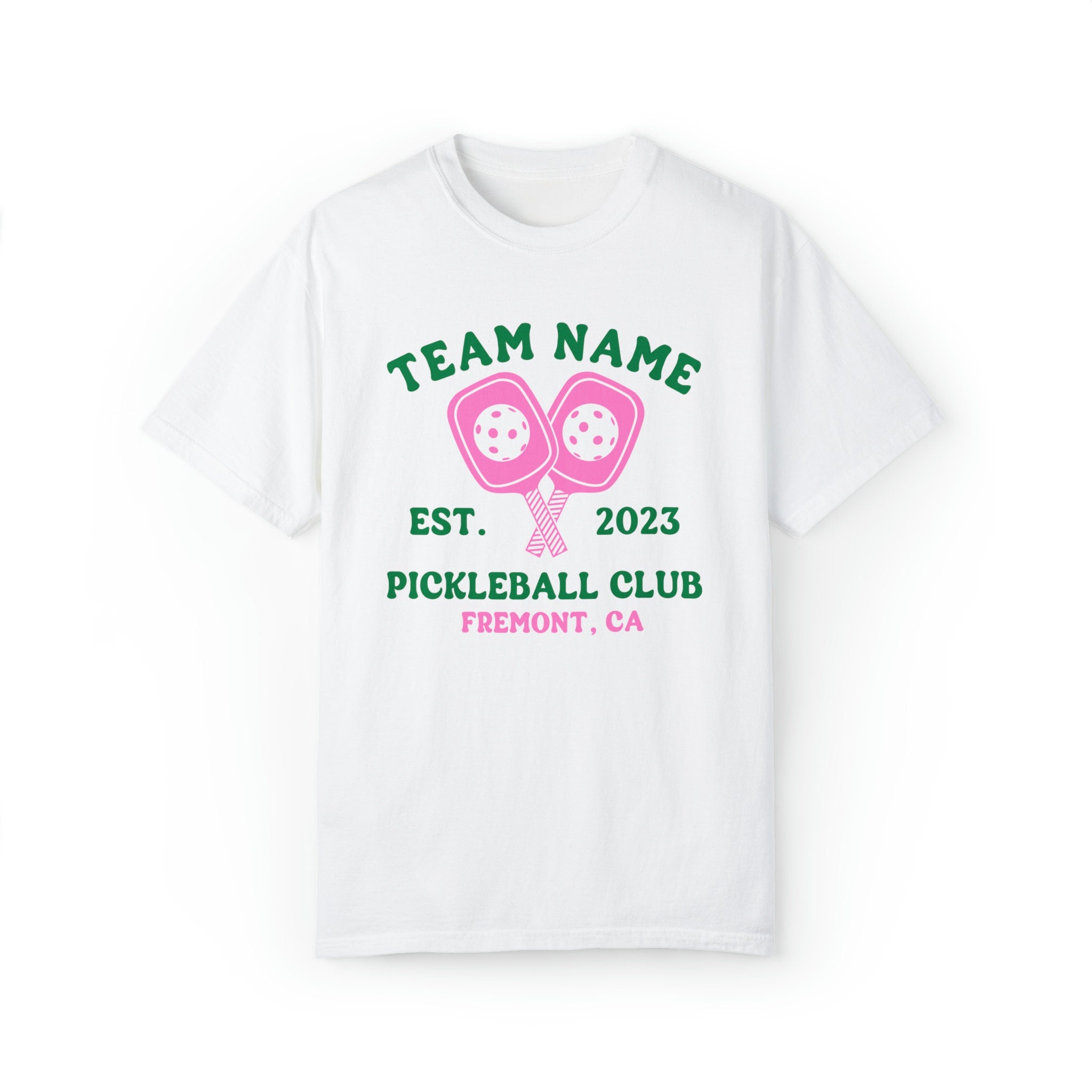 Personalized Pickleball Club Shirt, Custom Team Name, Year, Pickleball Tee, Gift for Pickleball Lover Friend