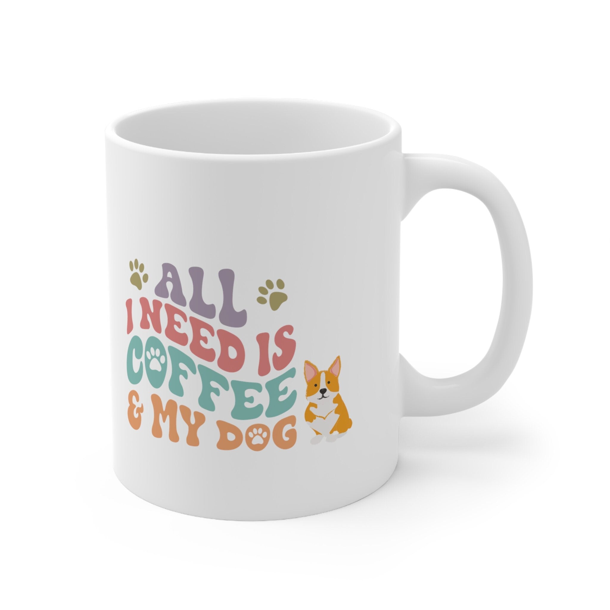 Corgi Ceramic Mug Gift for Her, Him, Corgi dog Lovers Christmas Gift For Best Friend, corgi dad, corgi gift, corgi lover, corgi mom Gift