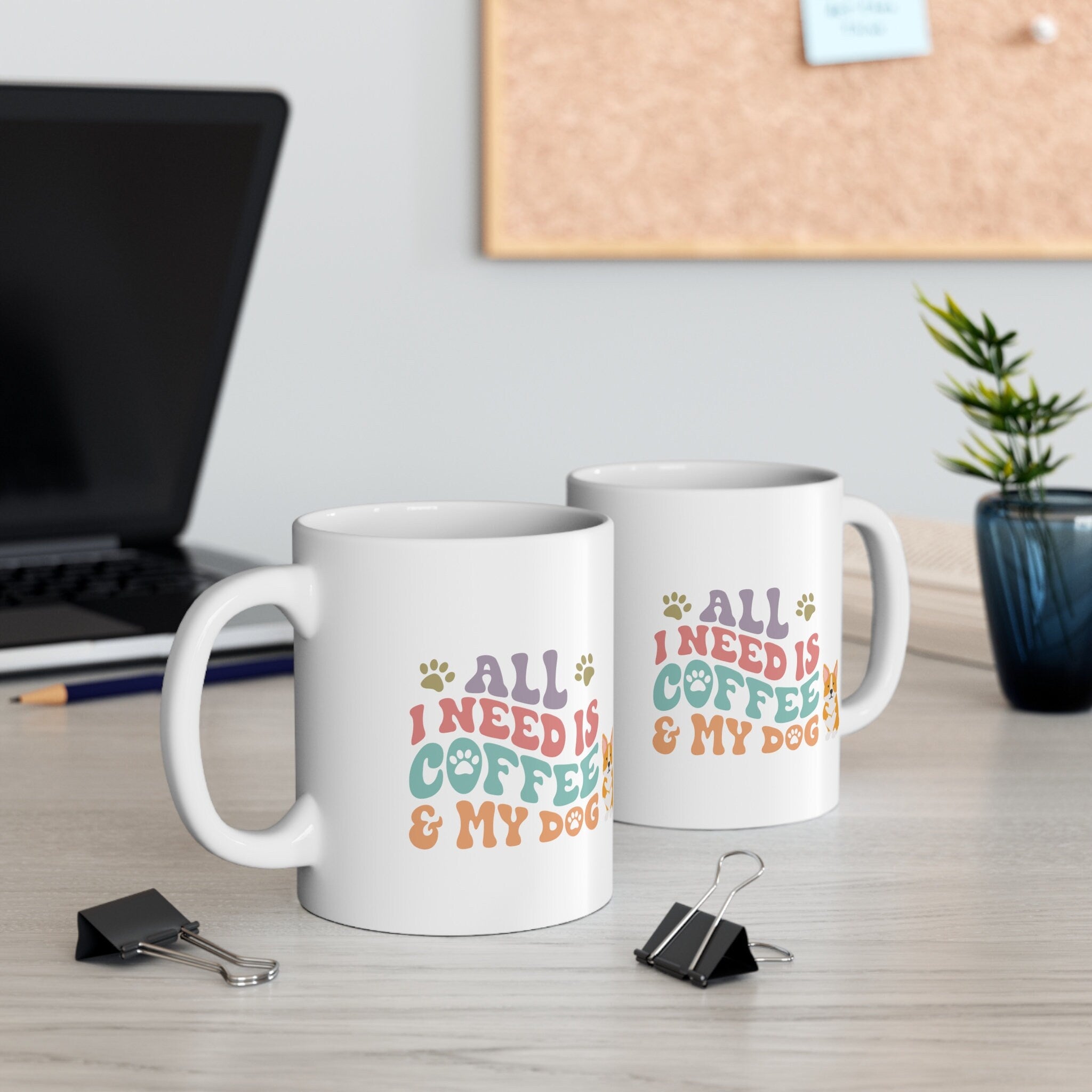 Corgi Ceramic Mug Gift for Her, Him, Corgi dog Lovers Christmas Gift For Best Friend, corgi dad, corgi gift, corgi lover, corgi mom Gift