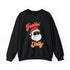 Christmas feeling jolly vintage retro Black Santa Claus Sweatshirt | Christmas in July Santa sweatshirt | Black Santa Sweater