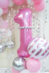 Winter Onederland Birthday Balloon Garland kit | Pink Winter Wonderland Birthday column | Winter Baby Shower | Winter Bridal Arch