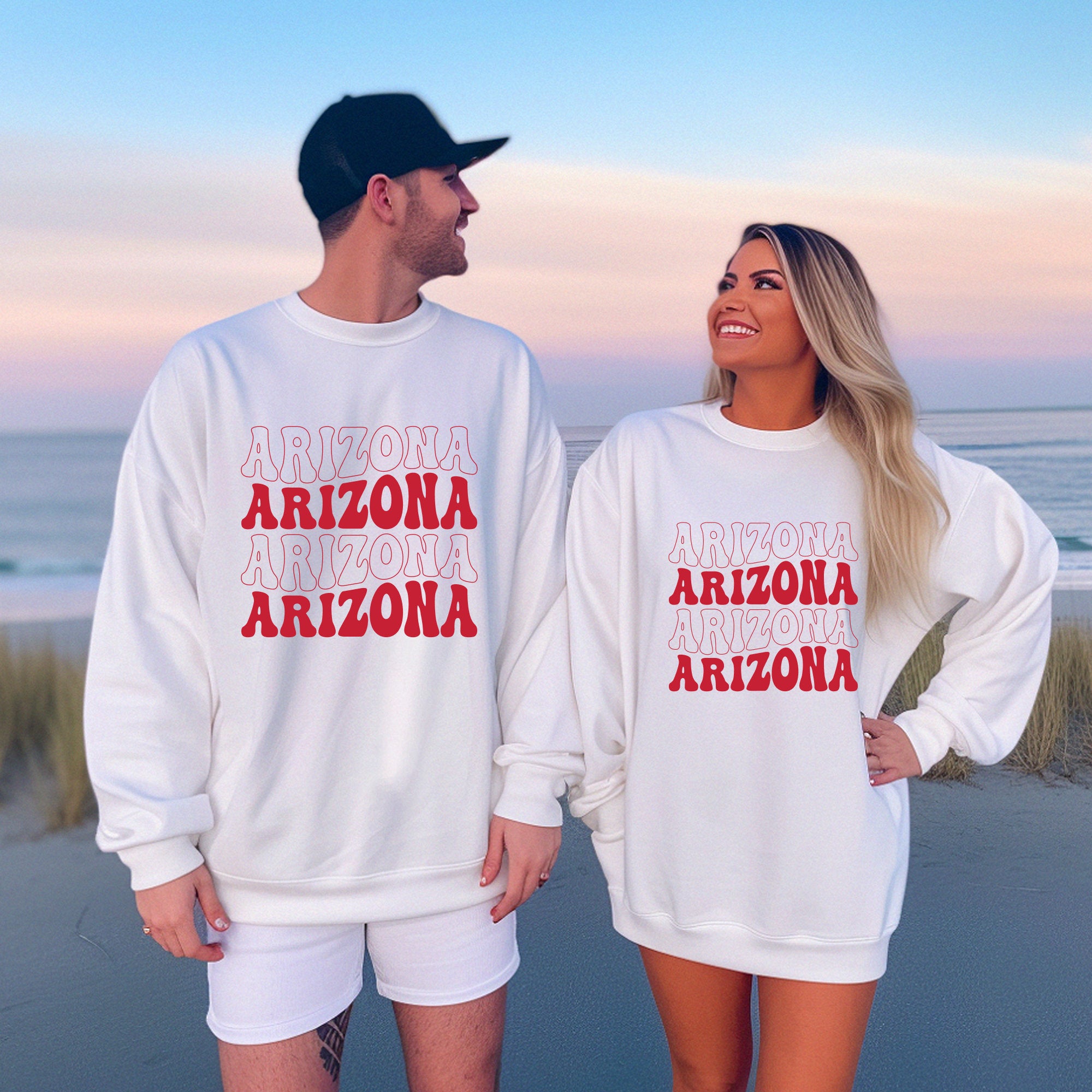 Arizona Football Sweatshirt, Arizona Wildcat Sweatshirt, Retro Arizona Sweatshirt, Arizona Varsity Sweatshirt, Go Arizona Cardinals