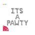 Its a Pawty Balloon Banner